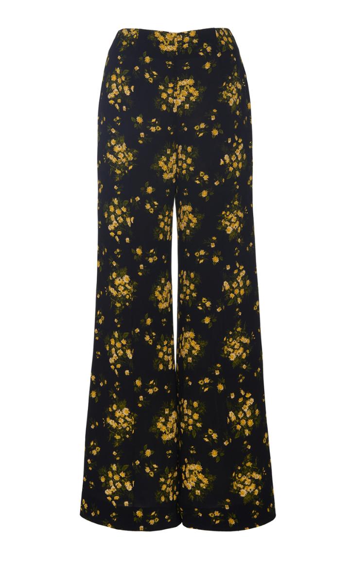 Emilia Wickstead Hullinie High-waist Georgette Pants