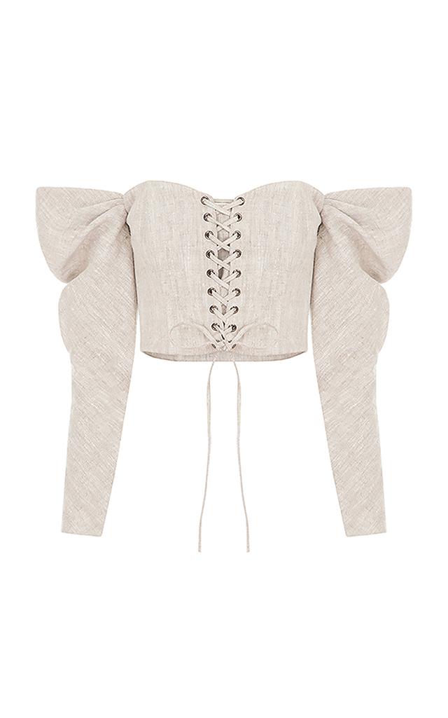 Flow The Label Corset Linen Top