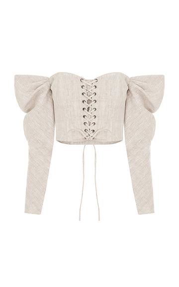 Flow The Label Corset Linen Top