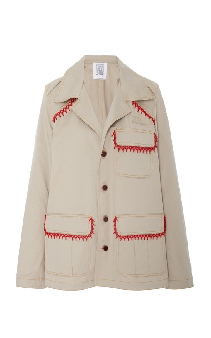 Rosie Assoulin Beaded Safari Jacket