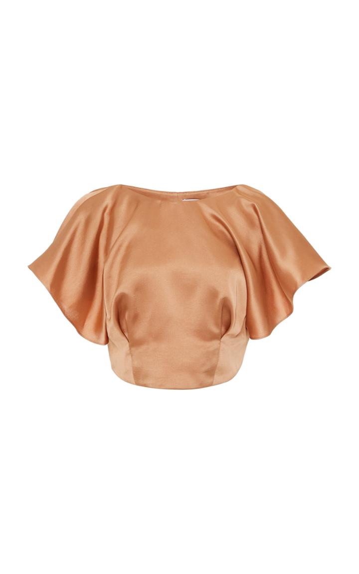 Moda Operandi Acler Jervois Flounce Gleam Top Size: 2