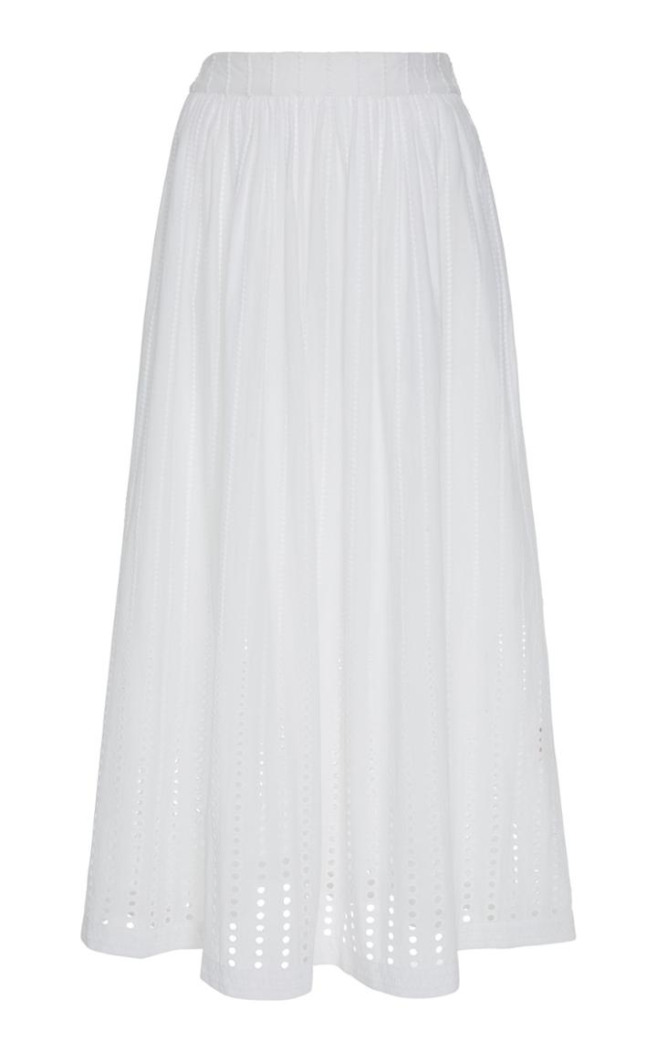 Le Sirenuse Positano Jane Embroidered Maxi Skirt