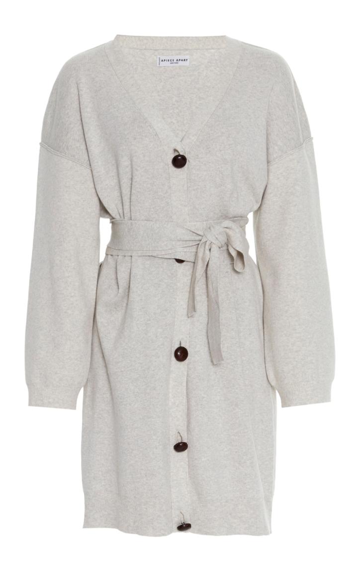 Apiece Apart Sagebush Long Wrap Cardigan
