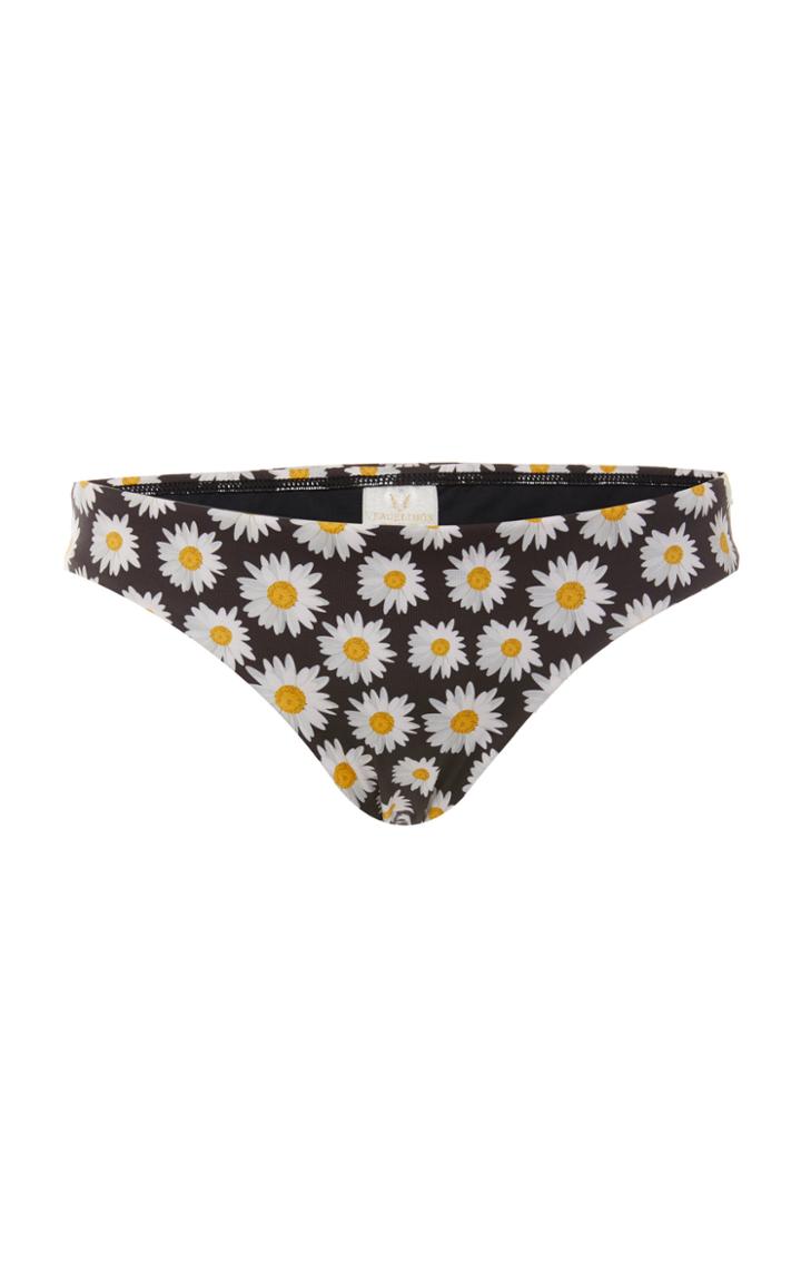 Verde Limon Tunas Printed Bikini Bottoms Size: M