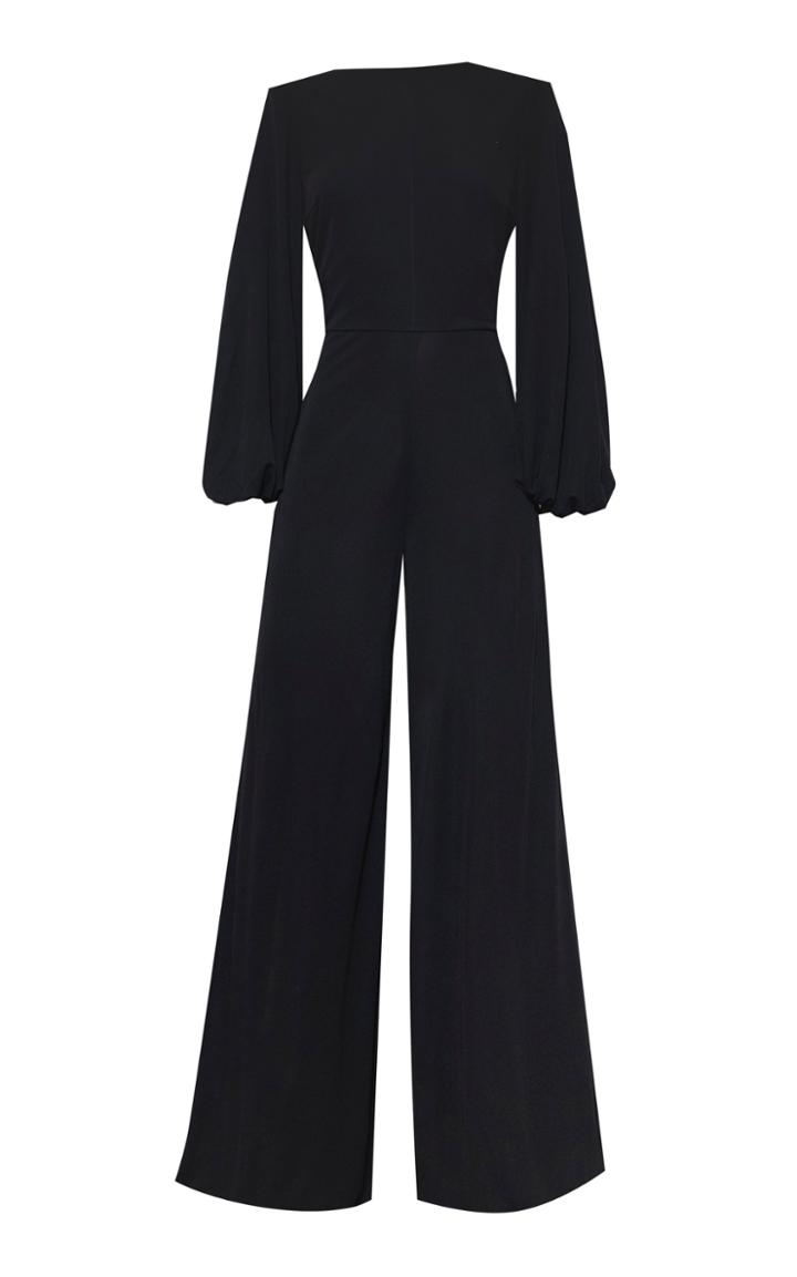 Moda Operandi Andres Otalora Polo Open-back Wool Jumpsuit