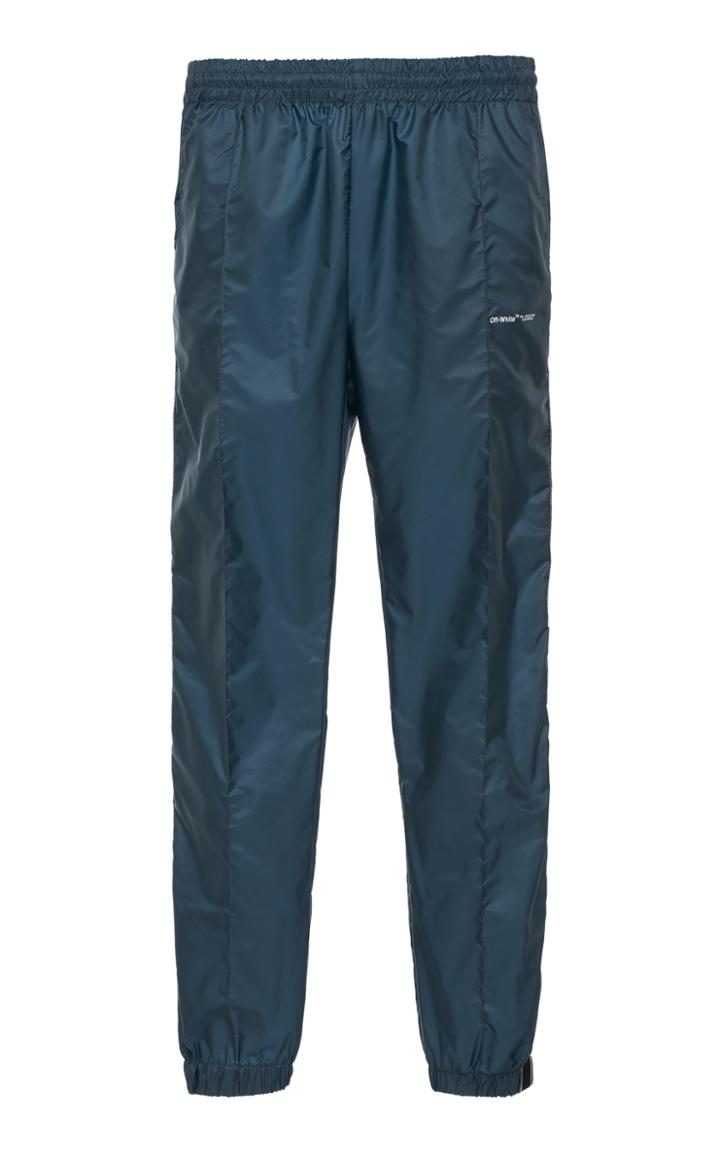 Off-white C/o Virgil Abloh Logo Stripe Shell Joggers
