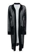 Agnona Fully Fashioned Silk Organza Jacket