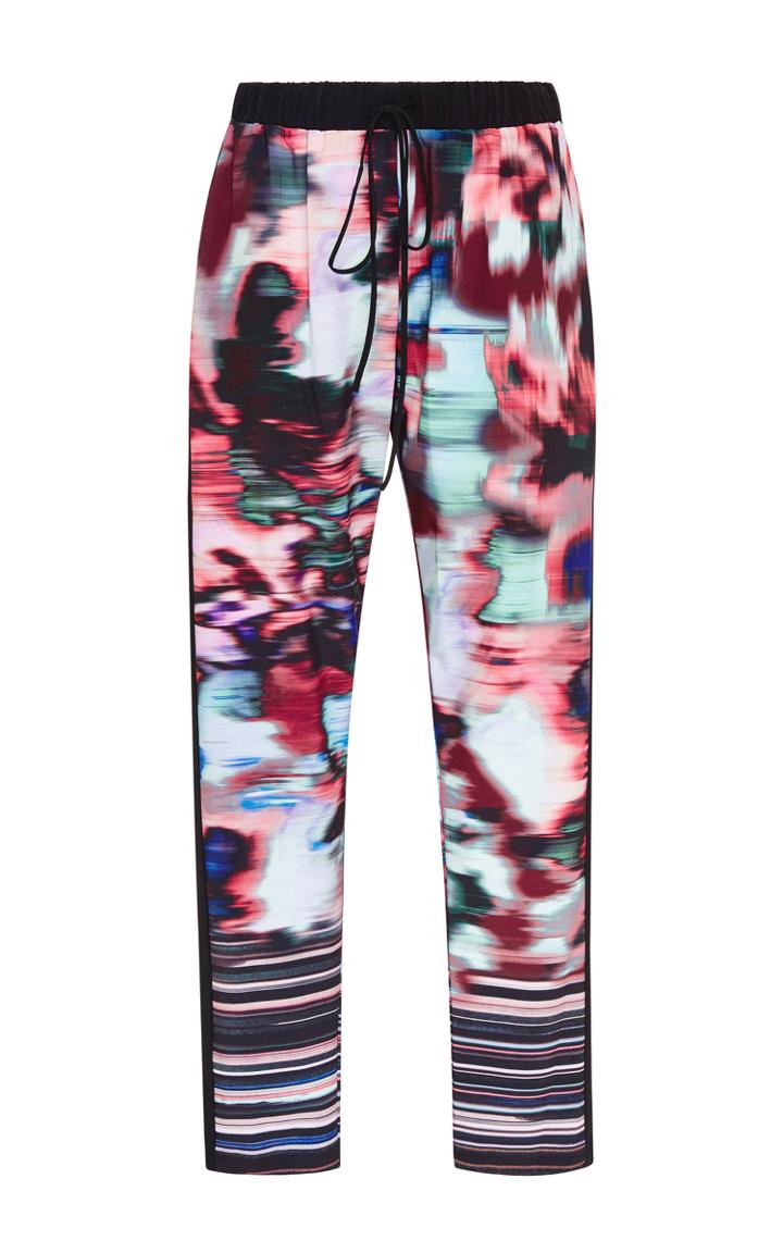 Clover Canyon Floral Ikat Relaxed Pants