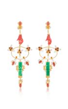 Moda Operandi Valentino Valentino Garavani Dreamy Forest Hand Pendant Earrings