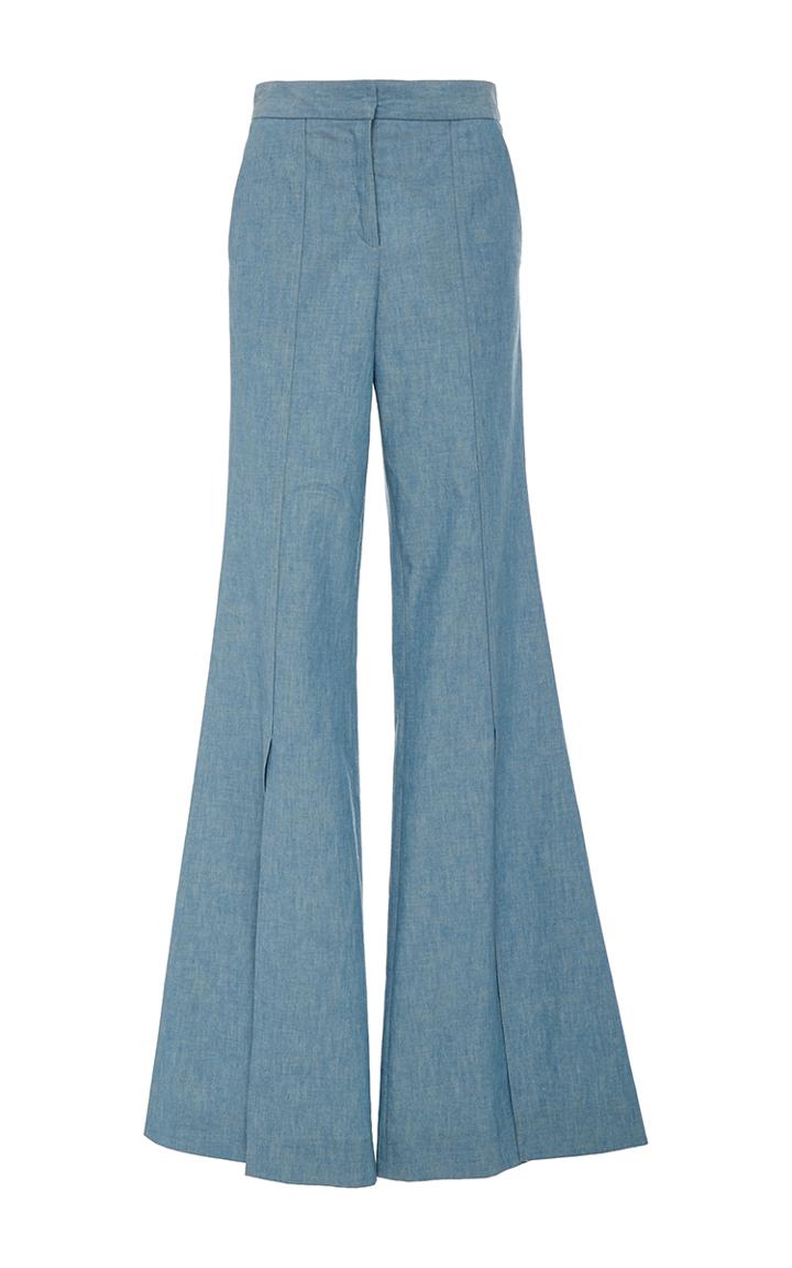Hellessy Vintage Blue Raul Wide Leg Pants