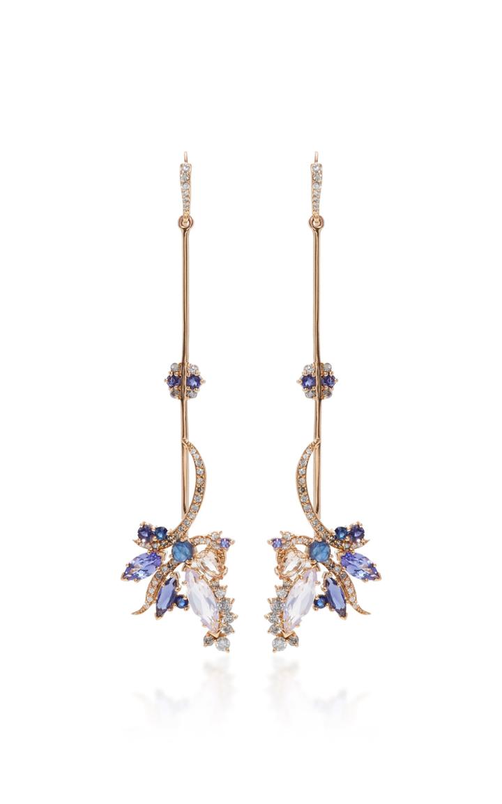 Anna Sheffield Butterfly Drop Earrings