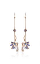 Anna Sheffield Butterfly Drop Earrings