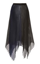 Marina Moscone Pliss Organza Voile Skirt