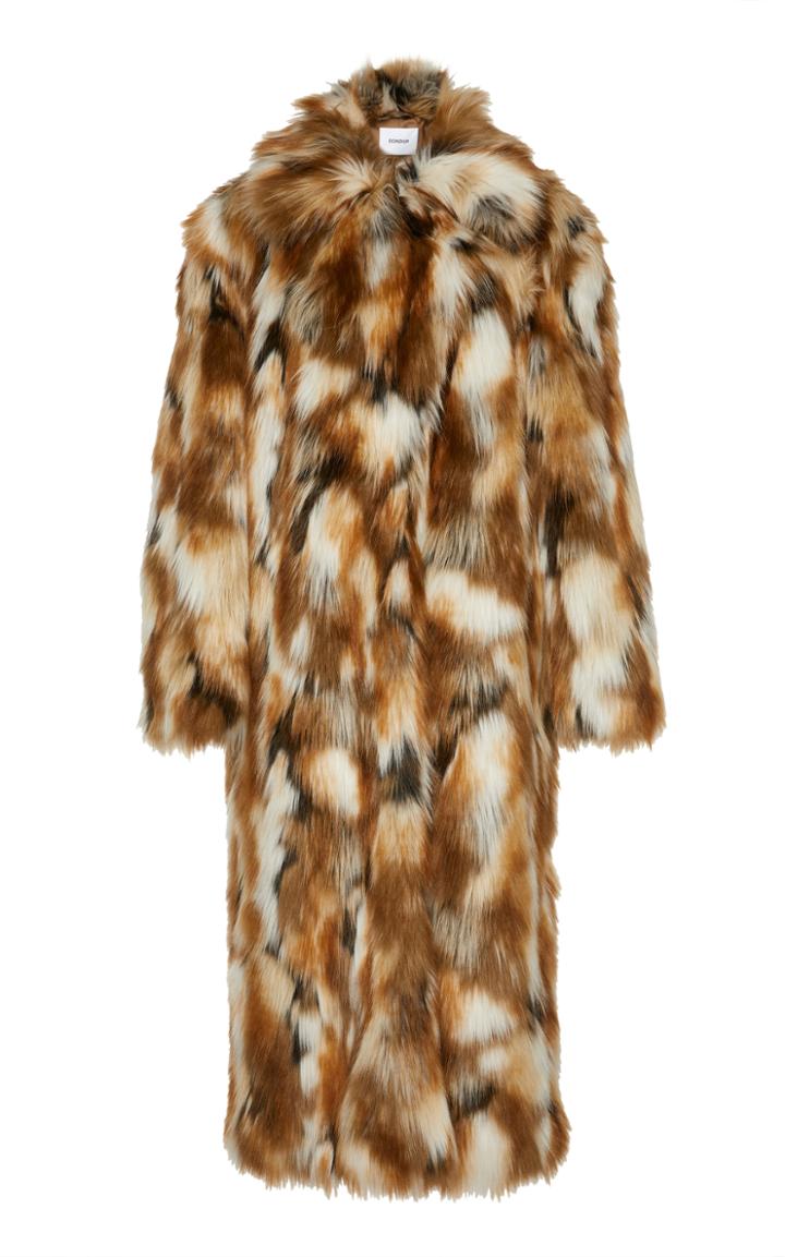 Dondup Long Faux Fur Coat