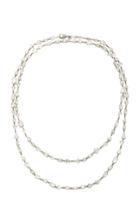 Sidney Garber So French Platinum Diamond Necklace