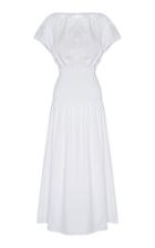 Anna Quan Emma-kate Shirred Cotton-poplin Midi Dress
