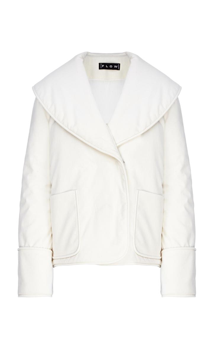 Flow The Label Exaggerated Collar Short Jacket