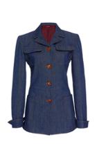 Sies Marjan Nafisa Indigo Denim Tailored Jacket
