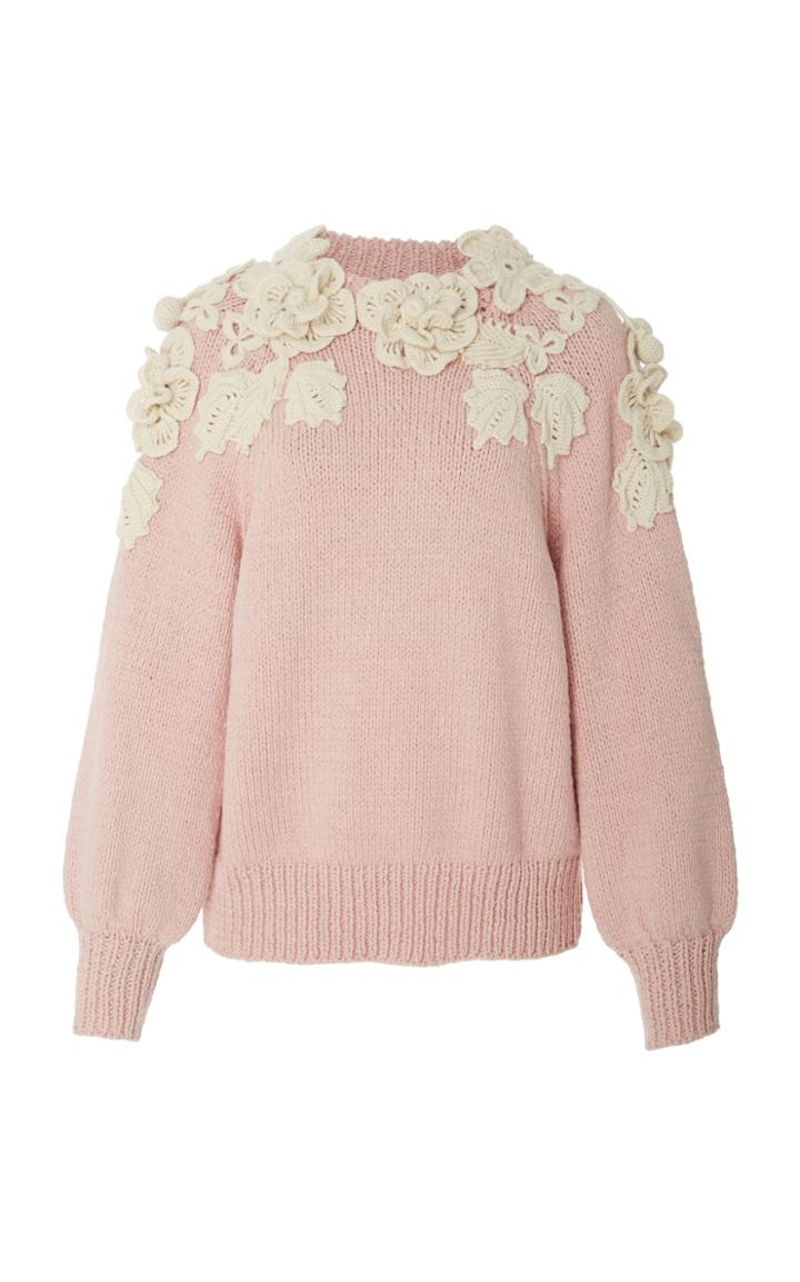 Spencer Vladimir Spring Bloom Petal Sweater