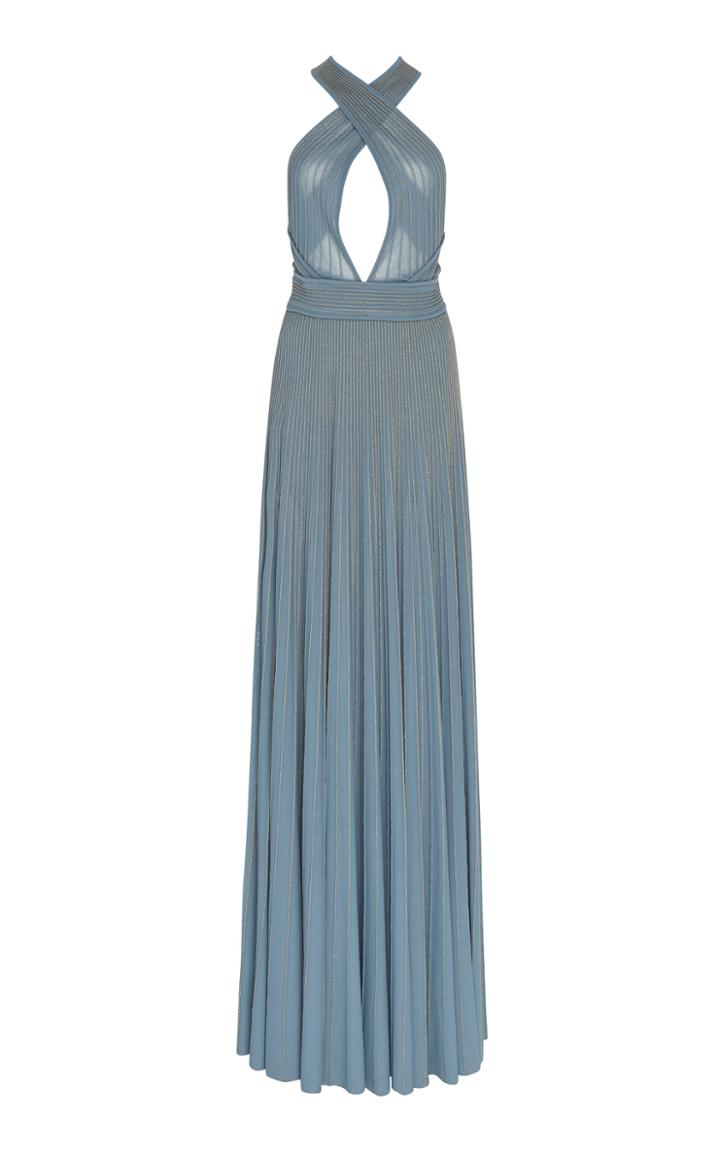 Elie Saab Knit Maxi Dress