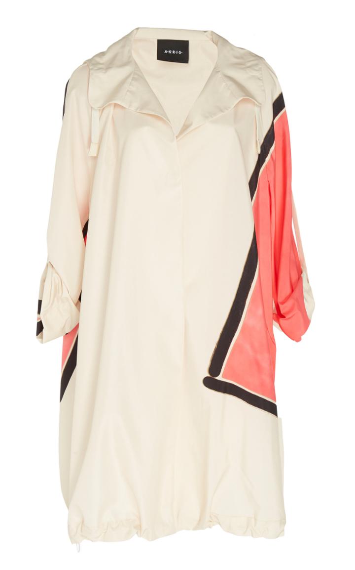 Akris Printed Taffeta Parka