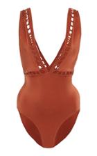 Oye Swimwear Ela Plunge Cutout Swimsuit