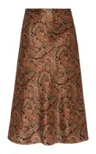 Moda Operandi Nili Lotan Leslie Paisley Silk Midi Skirt