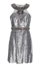 Andrew Gn Sequin Embellished Cocktail Dress