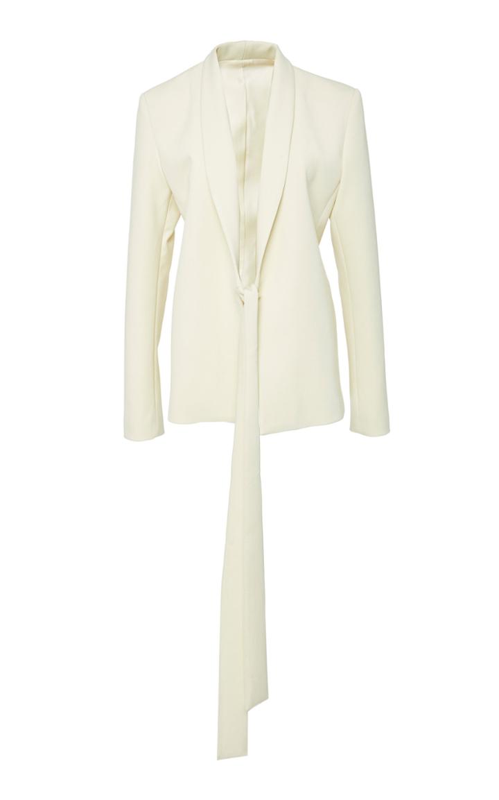 Marina Moscone Tie Blazer