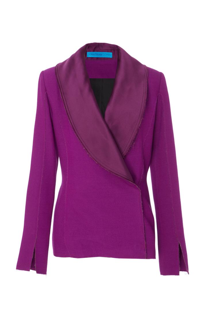 Jonathan Cohen Slashed Wool Blazer