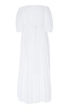 Gabriela Hearst Narciso Cotton Poplin Off-the-shoulder Dress