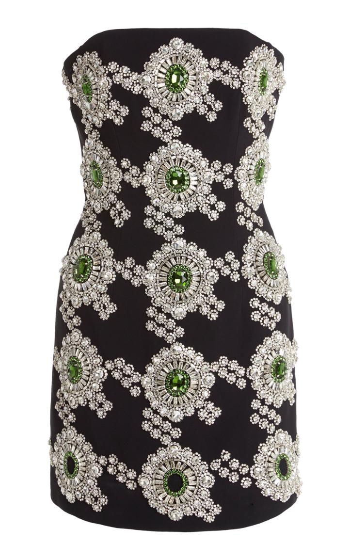 Moda Operandi David Koma Embellish Crepe Mini Dress