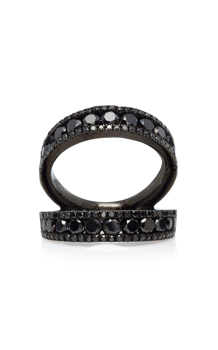 Colette Jewelry Black Gold Double Twined Ring