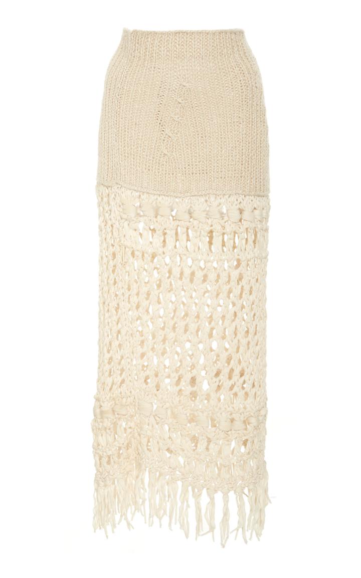 Spencer Vladimir Knotty Knit Midi Skirt