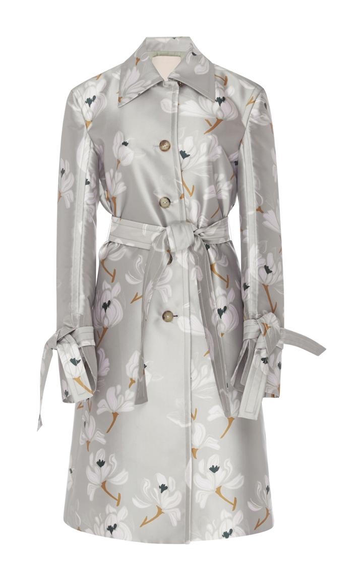Brock Collection Caia Escapade Silk Blend Coat