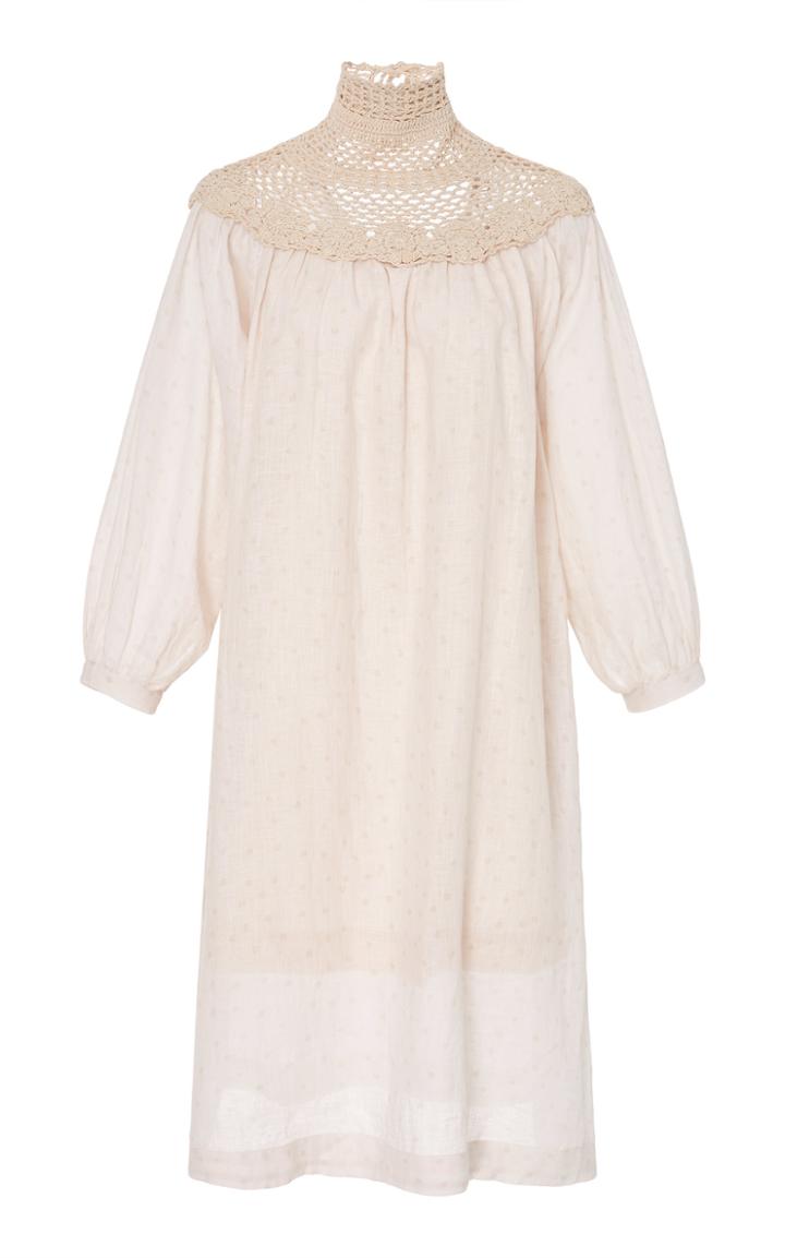 Innika Choo Crochet Collar Mini Dress