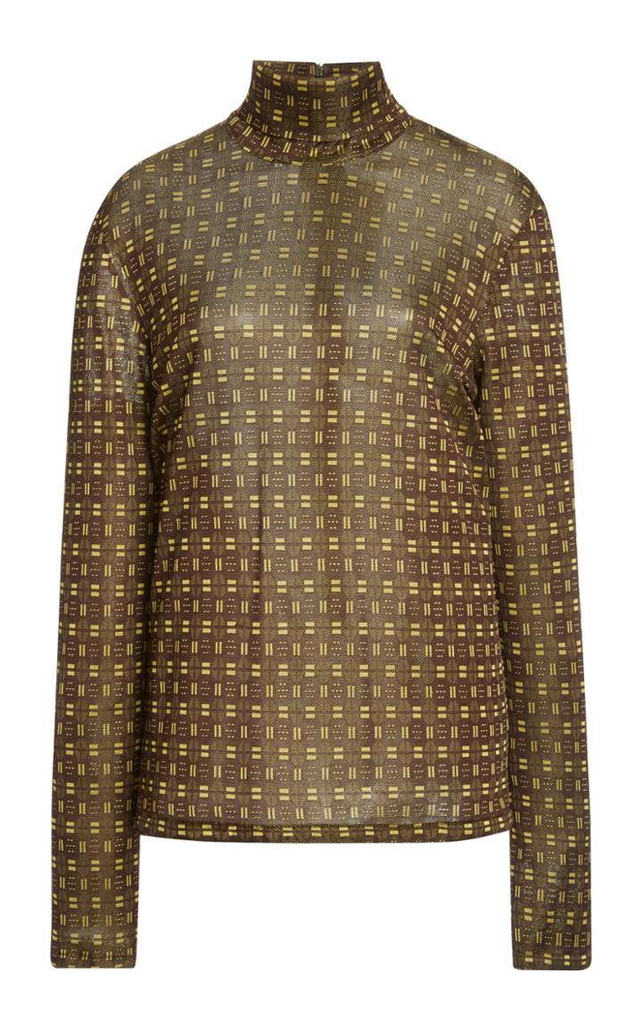 Wales Bonner Carnival Printed Jersey Turtleneck Top