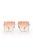 Moda Operandi Kaleos Eyehunters Stamper Square-frame Gold-tone Sunglasses