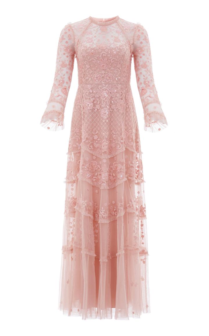 Needle & Thread Marigold Rose Embellished Tulle Gown