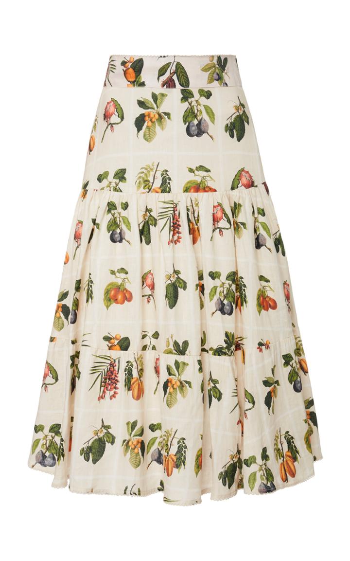 Moda Operandi Agua By Agua Bendita Anis Frutas Midi Skirt Size: Xs