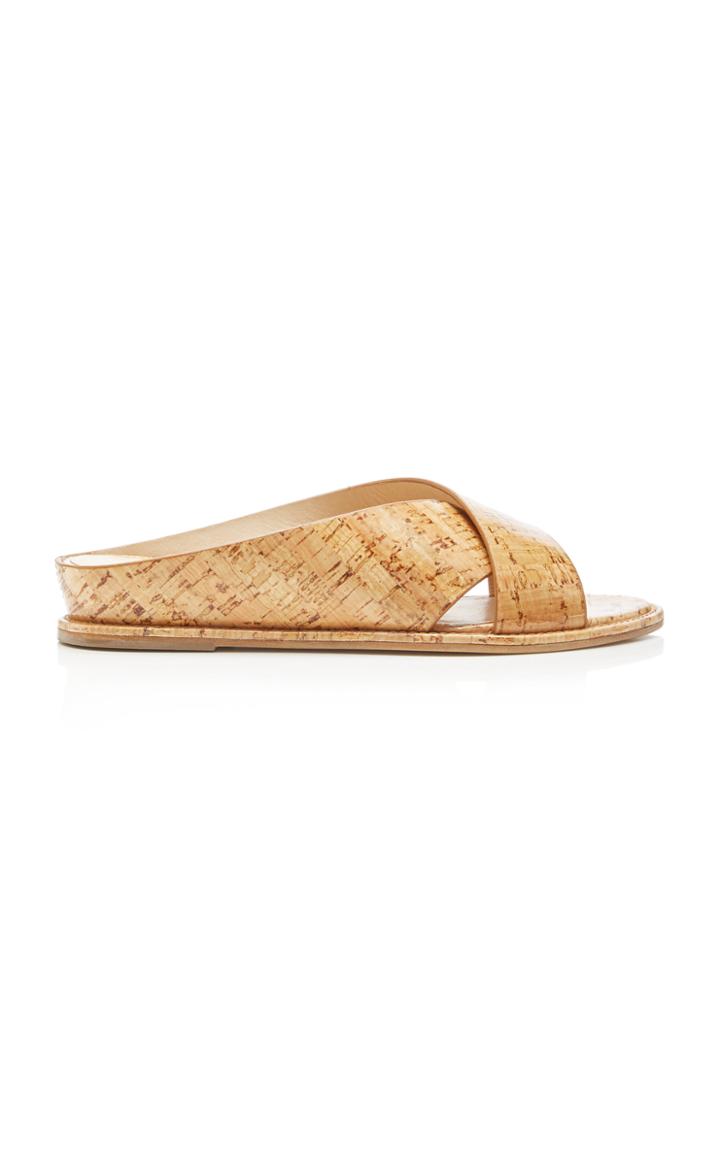 Gabriela Hearst Ellington Cork Leather Sandals