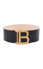 Moda Operandi Balmain B-belt Wide Leather Belt