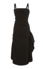 Moda Operandi Dolce & Gabbana Draped Crepe Dress Size: 38