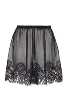 Moda Operandi Dolce & Gabbana Lace-detailed Chiffon Shorts