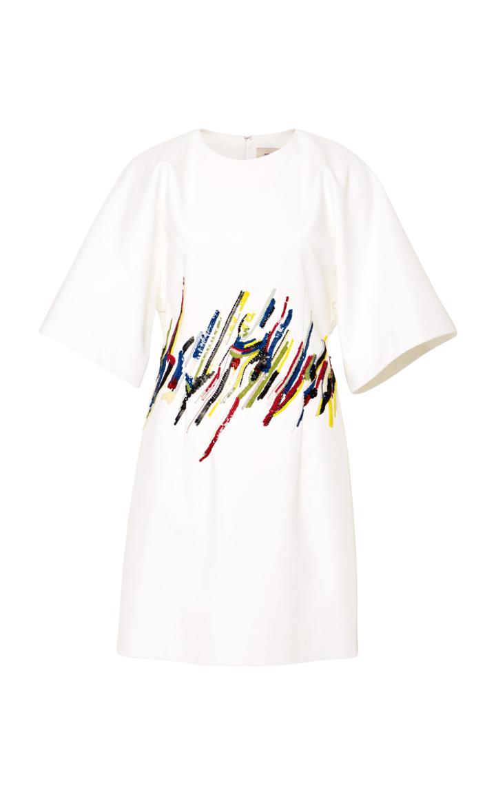 Cushnie Et Ochs Viona Sequin Embellished Shirt Dress