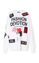 Dolce & Gabbana Fashion Devotion Printed Cotton Sweatshirt