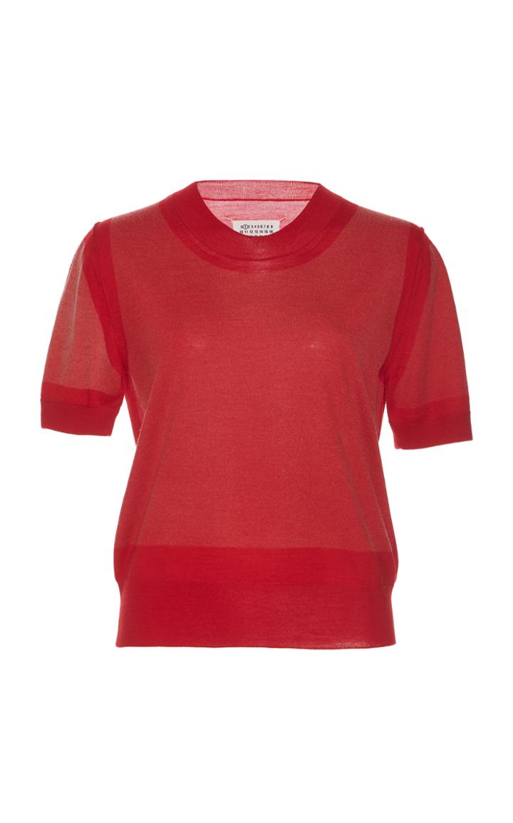 Maison Margiela Trompe L'oeil Knit Top