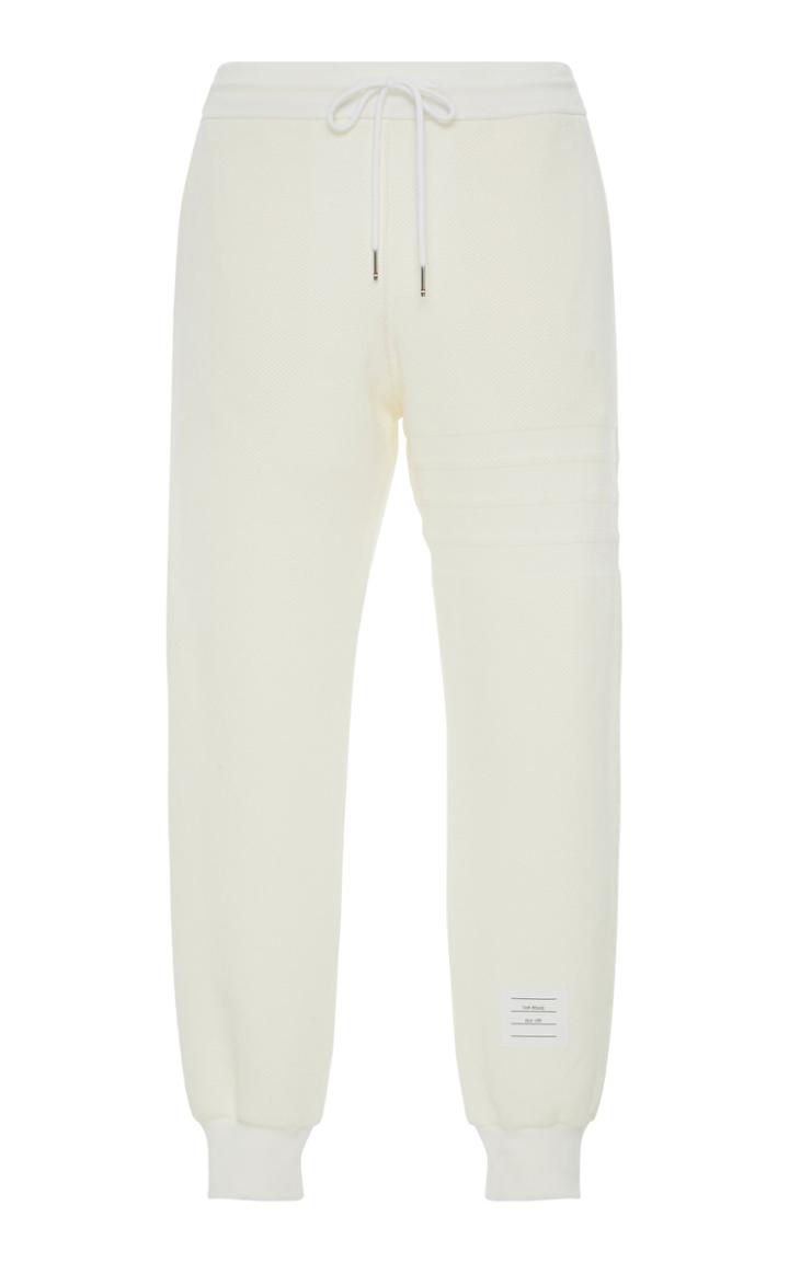Thom Browne Honeycomb Cotton Sweatpants