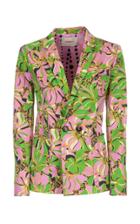 La Doublej Printed Cotton-blend Blazer