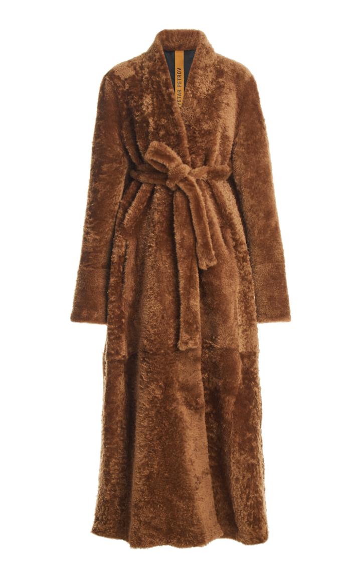 Moda Operandi Petar Petrov Mae Merino Shearling Coat